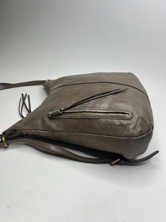 HOBO INT\'L Taupe Merrin Backpack Leather Convertible Shoulder Bag main image 5